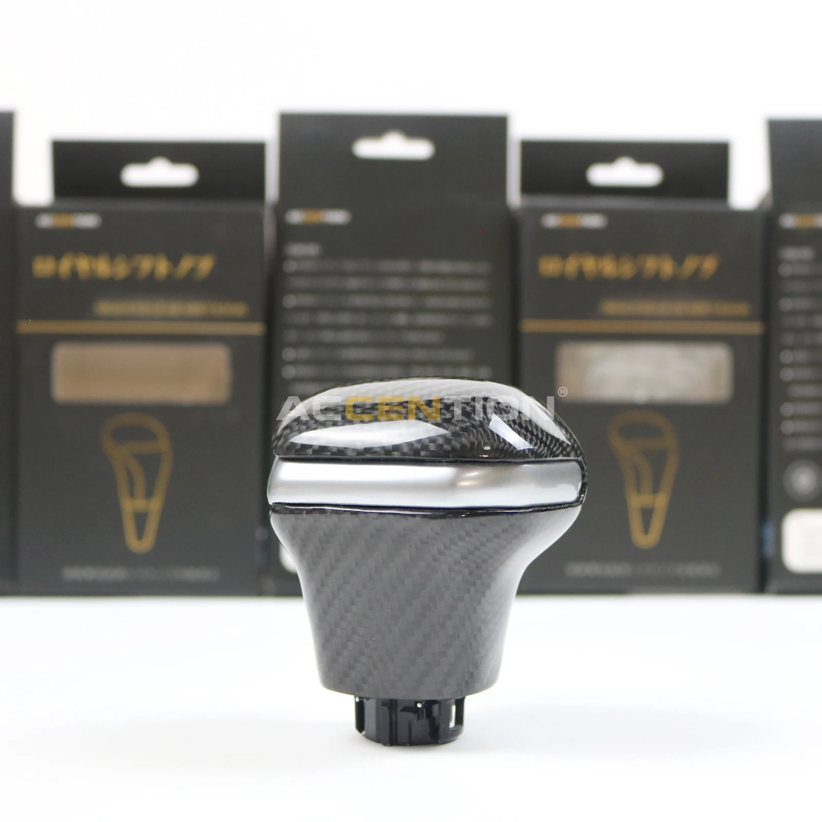 Черная ручка переключения передач из углеродного волокна для Toyota Sienna 2021 2022 2023 2024