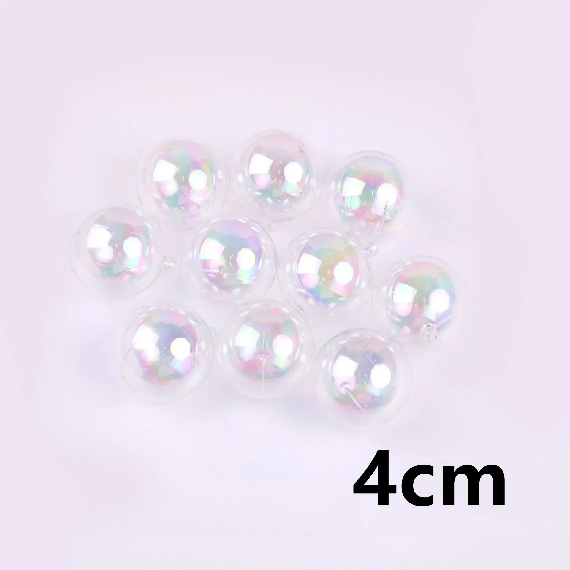 

Рождественские шары пластиковые разноцветные 3/4/5 см