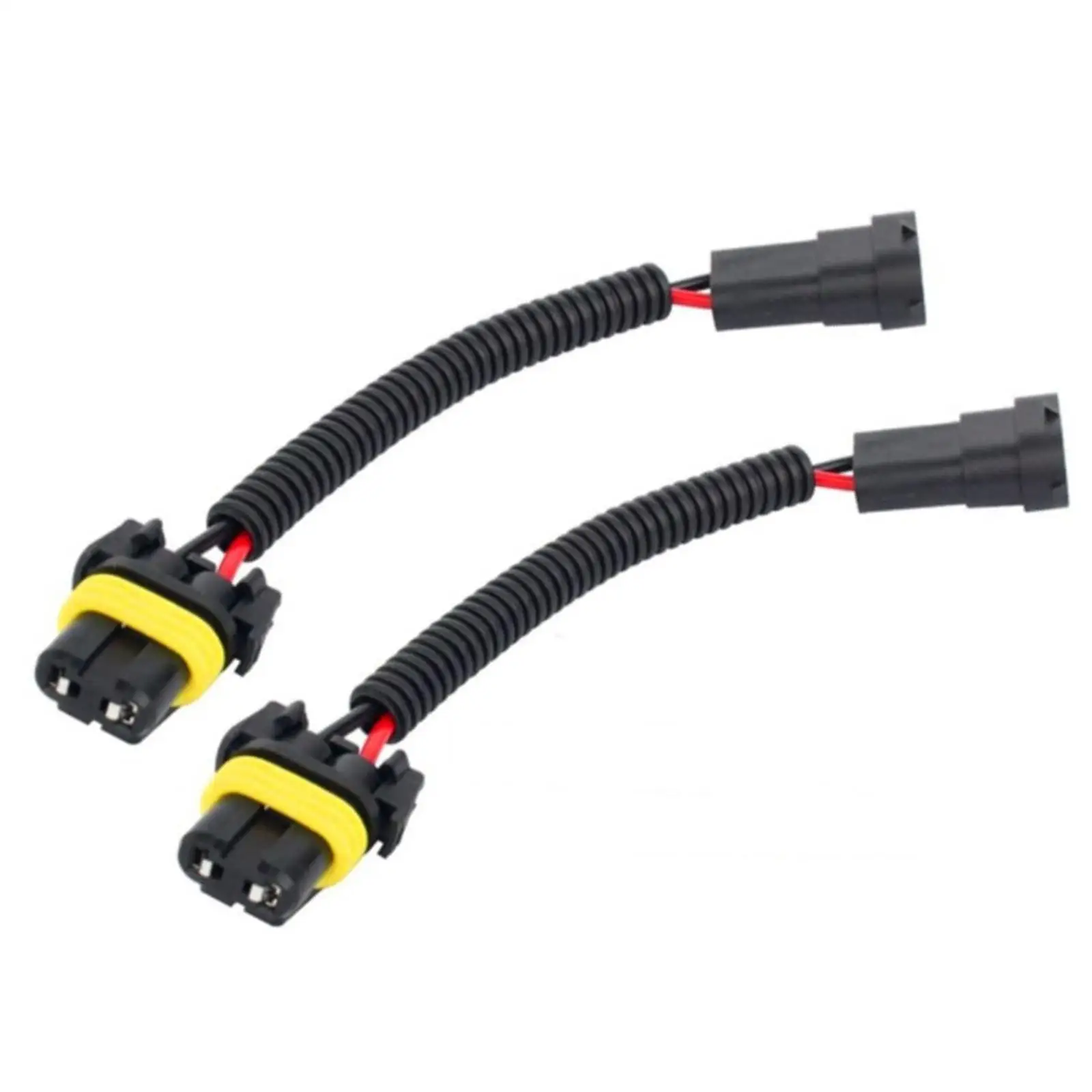 

2 шт./комплект, водонепроницаемые переходники для автомобильных ламп 9006 в H11