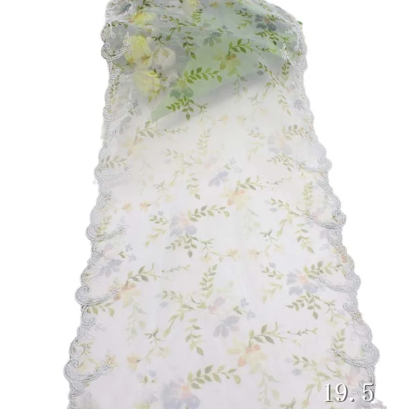 

45Yards Bilateral Flower Lace Wedding Embroidered Diy Handmade Patchwork Lace Trim Trimmings Ribbon For Sewing Supplies Crafts
