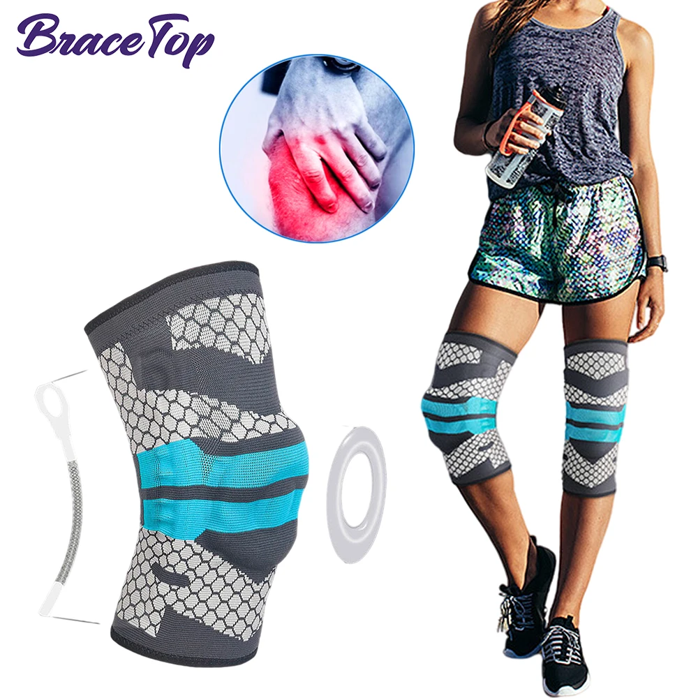 

BraceTop Knee Brace for Arthritis Pain, Men and Women Sports Knee Support for Running, Basketball, Weightlifting, Gym, Workout