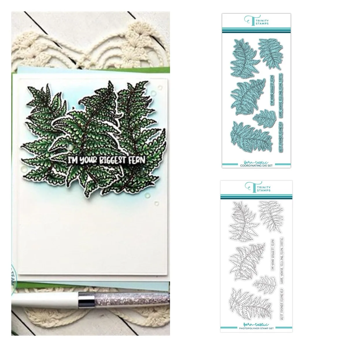 

2022 Arrival New Fern-tastic Cutting Dies Stamps Scrapbook Diary Decoration Embossing Diy Greeting Template Card Handmade