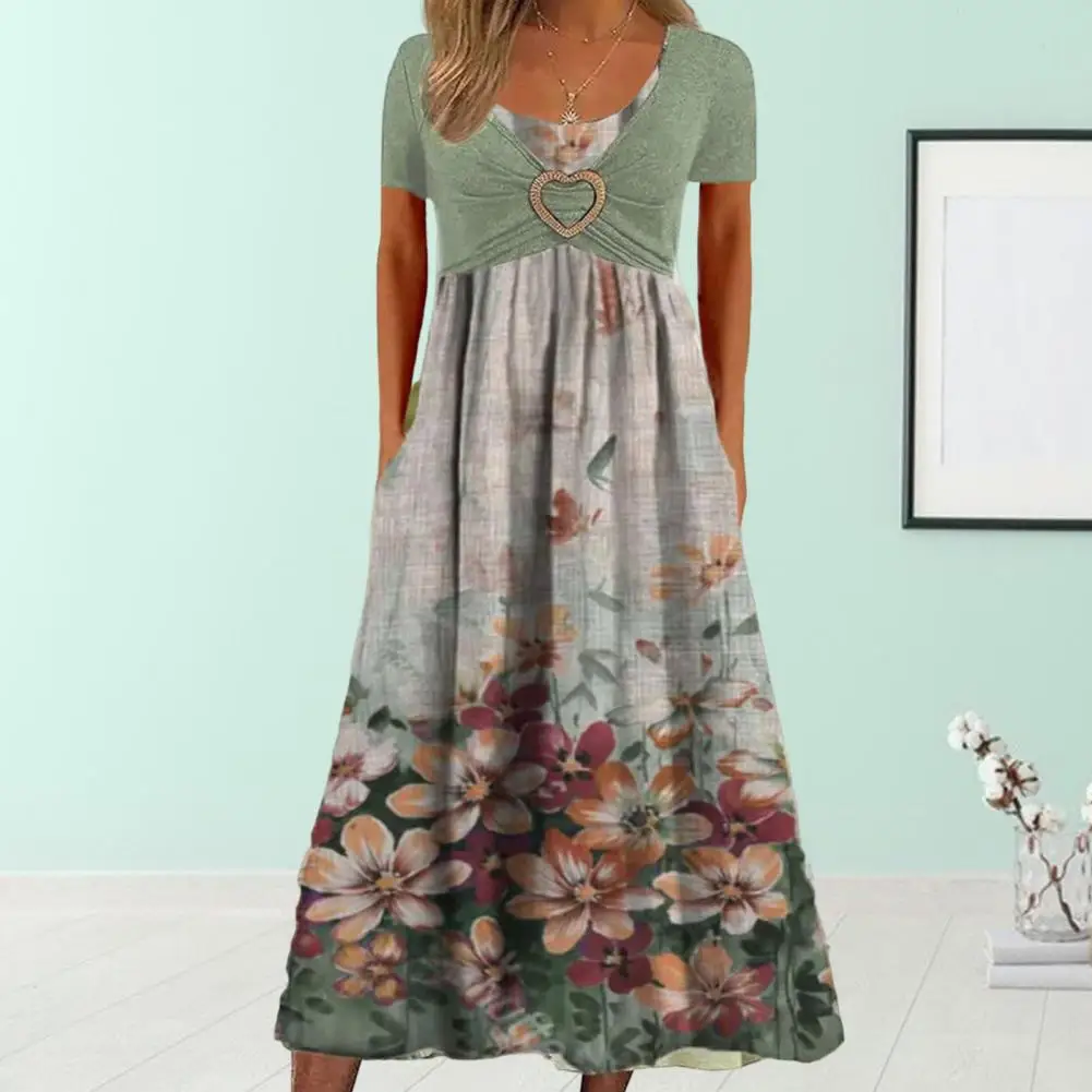 

Платье-туника с поясом, облегающее Элегантное летнее клетчатое лоскутное цветное ТРАПЕЦИЕВИДНОЕ ПЛАТЬЕ МИДИ