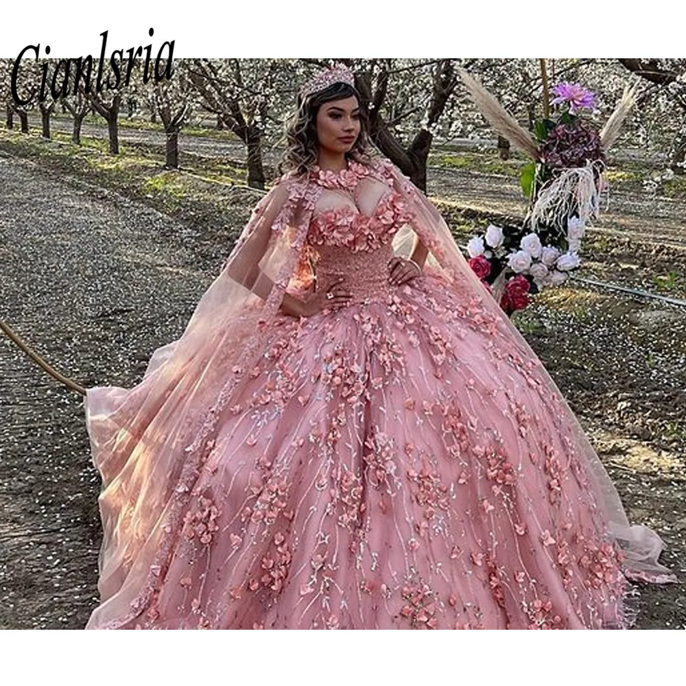 Роскошное бальное платье принцессы платья для Quinceanera 2022 Милые 15 праздничные