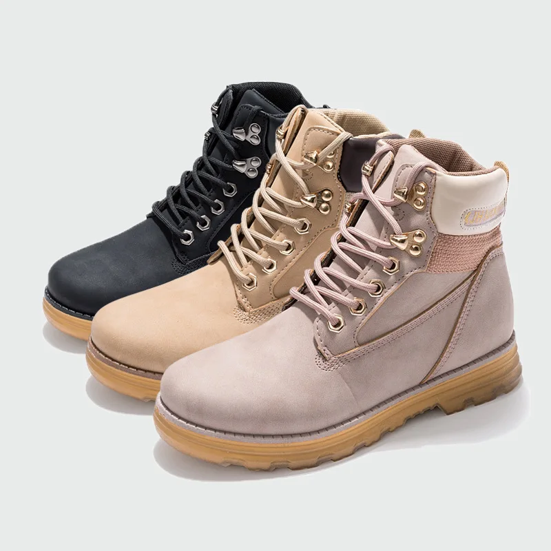 

Autumn Winter Handmade Genuine Leather Women's Short Boots New Female Thick-soled Retro Ethnic Style CowhideMotorcycle Boots