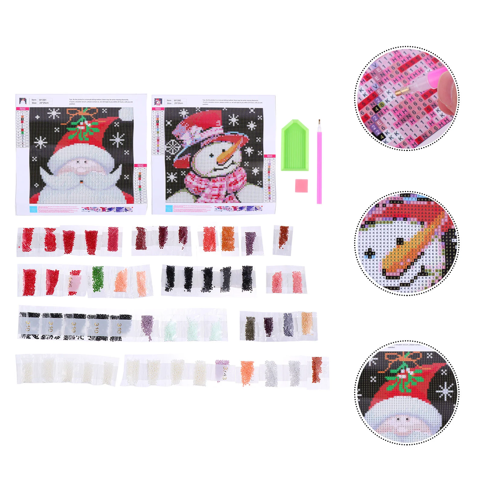 

2 Pcs Unique Christmas Kit Kits Christmas Kit Tools Chirtmas Decor Christmas Suite DIY