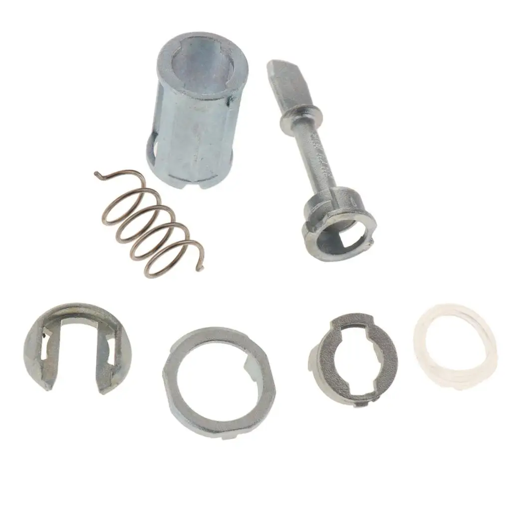 

7 шт./упаковка, металлические серебристые наборы для ремонта цилиндра дверного замка, передняя сторона L/R для Passat