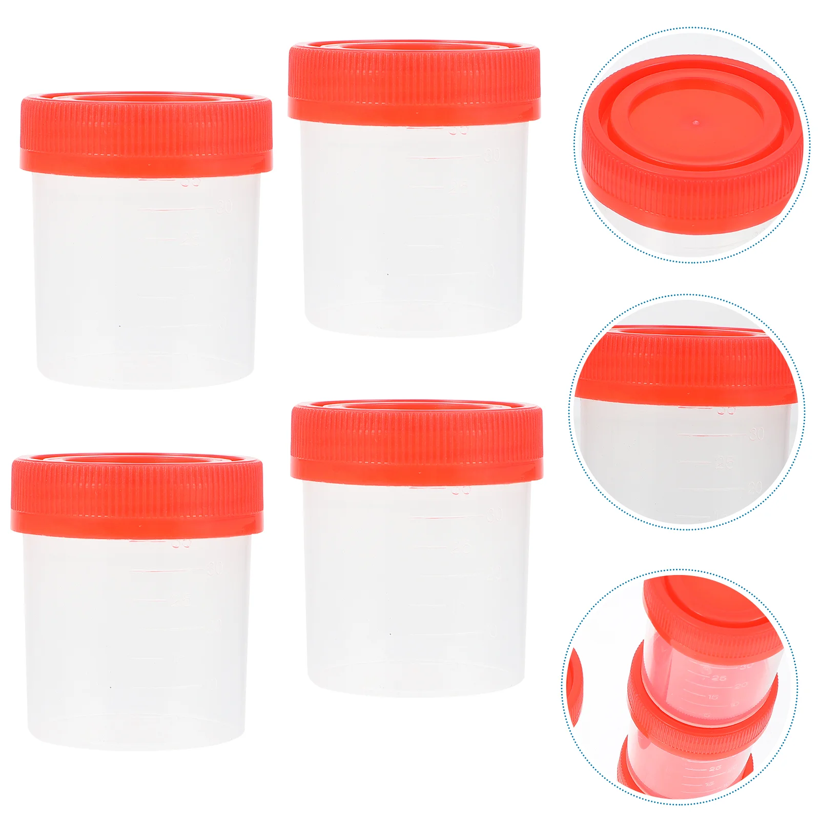 

25 шт., пластиковые чашки для мочи