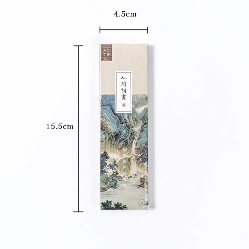 Картина-закладка в виде китайского ландшафта 30 видов