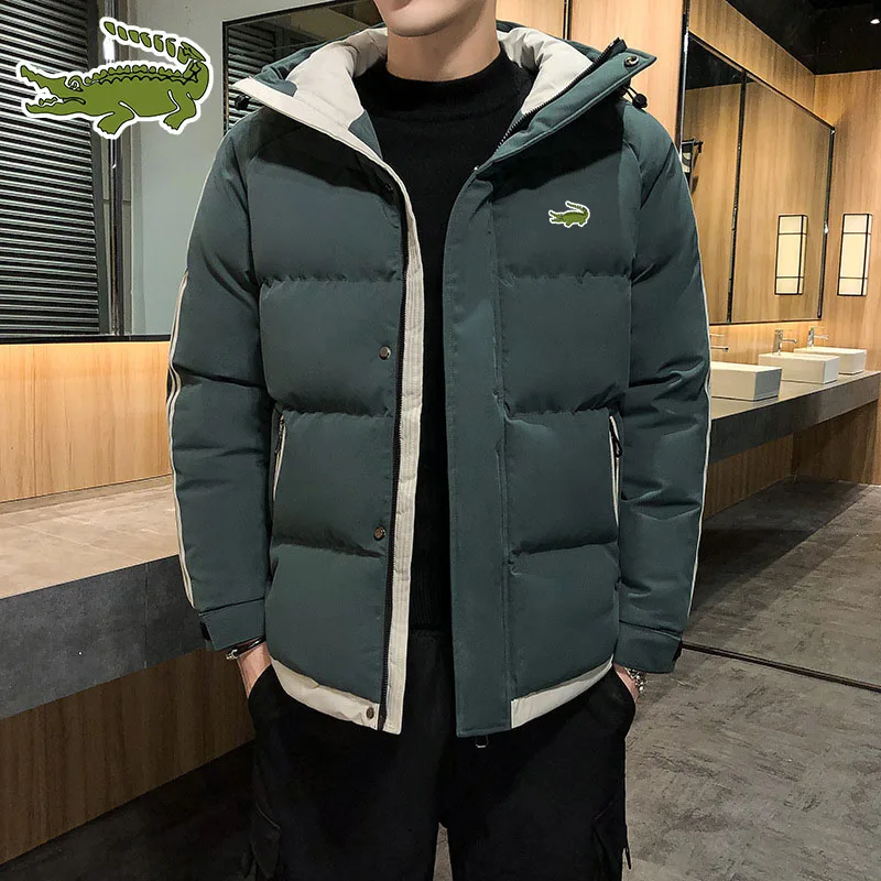 2022 Winter Men's High-quality Warm Windproof Cotton Jacket Fashion Casual Thickened Print Cotton Coat Coat