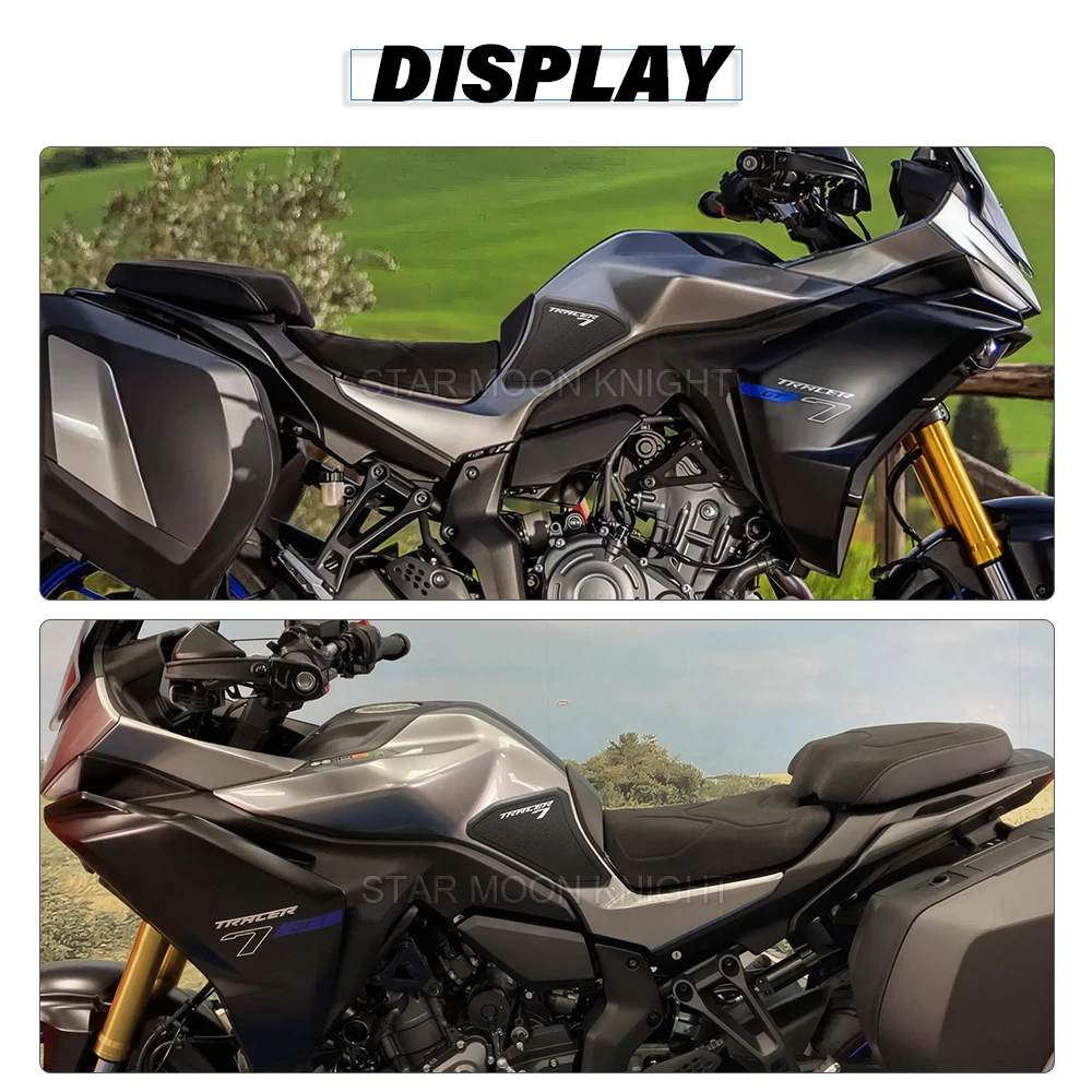Нескользящая водонепроницаемая накладка на топливный бак для мотоциклов YAMAHA TRACER 7  GT 2025 2026: Прочные резиновые боковые защитные аксессуары для бака (art.: 3920db2f88c8b) - 3920db2f88c8b