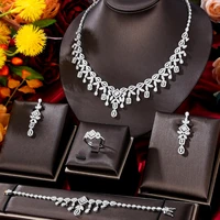 missvikki luxury trendy gorgeous necklace bangle earrings ring jewelry set for women bridal wedding superstar party jewelry
