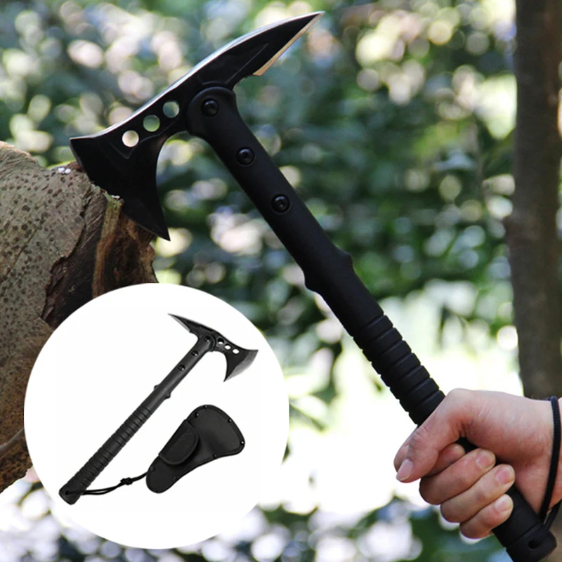 

Camping Hatchet Survival Axe Outdoor Hiking Tourist Portable Tactical Axes Multi Tool Kit Emergency Gear Multi-purpose Tomahawk
