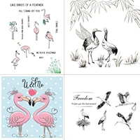 crane clear stamps scrapbooking crafts decorate photo album embossing cards making clear stamps new