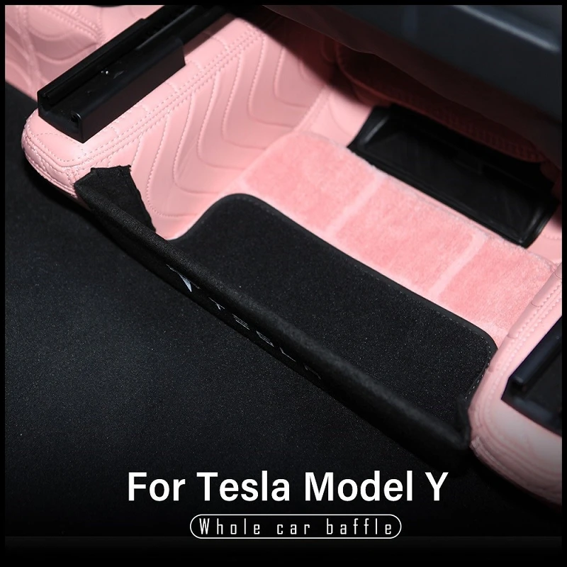 

Автомобильные аксессуары для Tesla Model Y 2022, боковая перегородка для заднего багажника, интерьерный аксессуар, панель для хранения под сиденье...