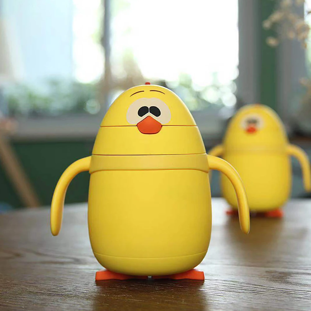 

3D Chicken Insulation Cup 304 Stainless Steel Cartoon Kids Thermos 200ml Double Wall Keep Warm Cold Water Bottle Vacuum Flask