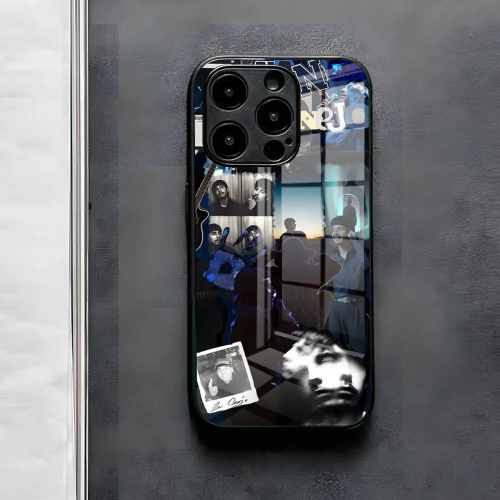 Фото Чехол для телефона I-Ivan Cornejo Rapper для iPhone 17 Air 16 E Pro Max 15 14 13 Mini 12 Pro 11 Max Plus, черный, стеклянный №4