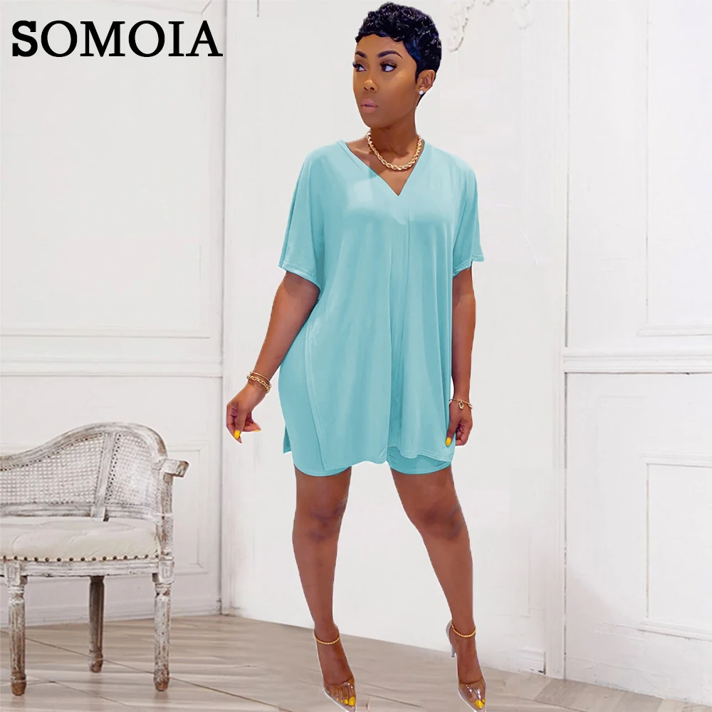 

Женская одежда в домашнем стиле, Модный повседневный пикантный однотонный топ с V-образным вырезом и рукавами летучая мышь, нестандартный р...