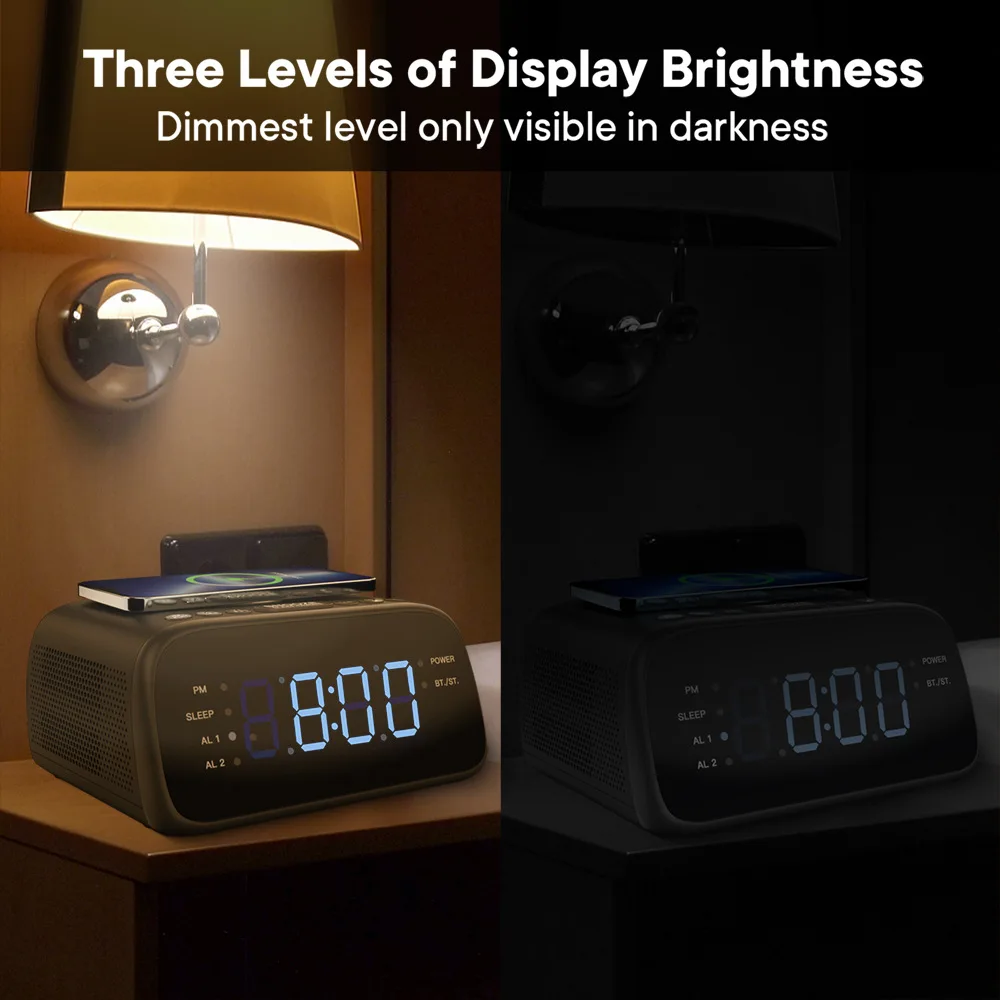 Настольный Bluetooth-динамик Caixa De Som с цифровым будильником FM-радио в отеле звуковая