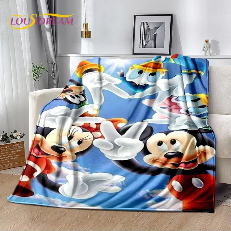Мягкое одеяло с Микки и Минни Маус
