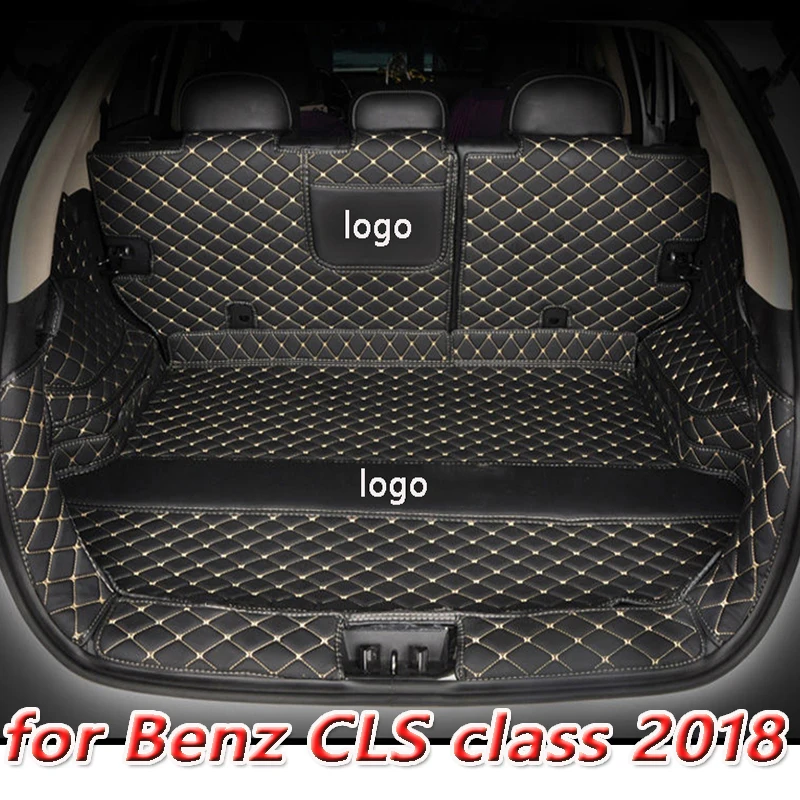 

High Side Custom Car trunk mat for Benz CLS class sedan 2018 cargo liner carpet interior accessories cover waterproof