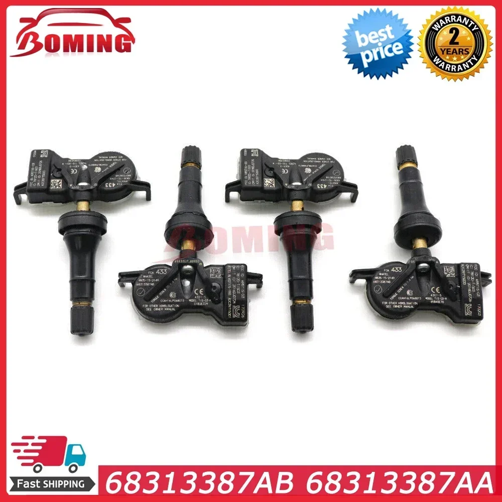 Датчик давления в шинах автомобиля 68313387AB TPMS 433 МГц для Dodge Durango раньше Jeep Chrysler Φ 200