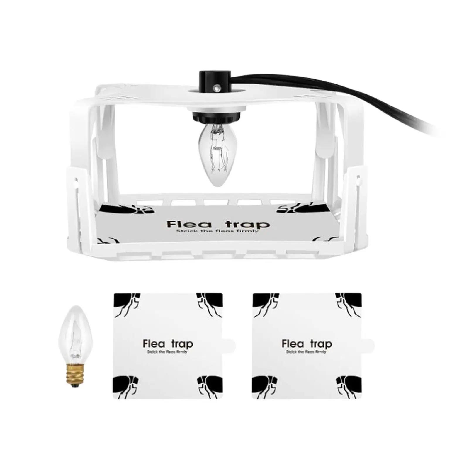 

Flea Traps with Light Useful Convenient Portable Retractable Home Flea Lamp for Bedroom Living Room Dining Room Kitchen Home