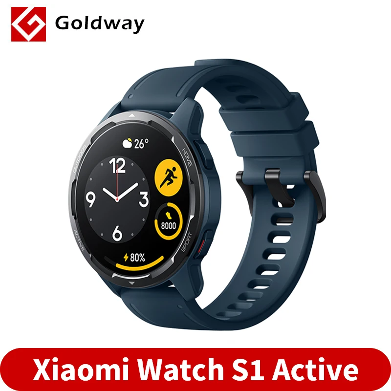 

Global Version Xiaomi Mi Watch S1 Active Smart Watch 1.43" AMOLED Display GPS Blood Oxygen Bluetooth Phone Calls Mi