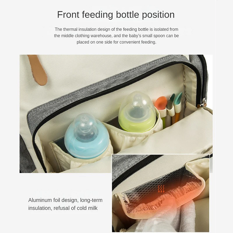 4 Colors Large Capacity Diaper Bag Backpack Fashion Travel for Mom and Dad Solid Mummy Bags Stroller Organizer Bag Baby Bags