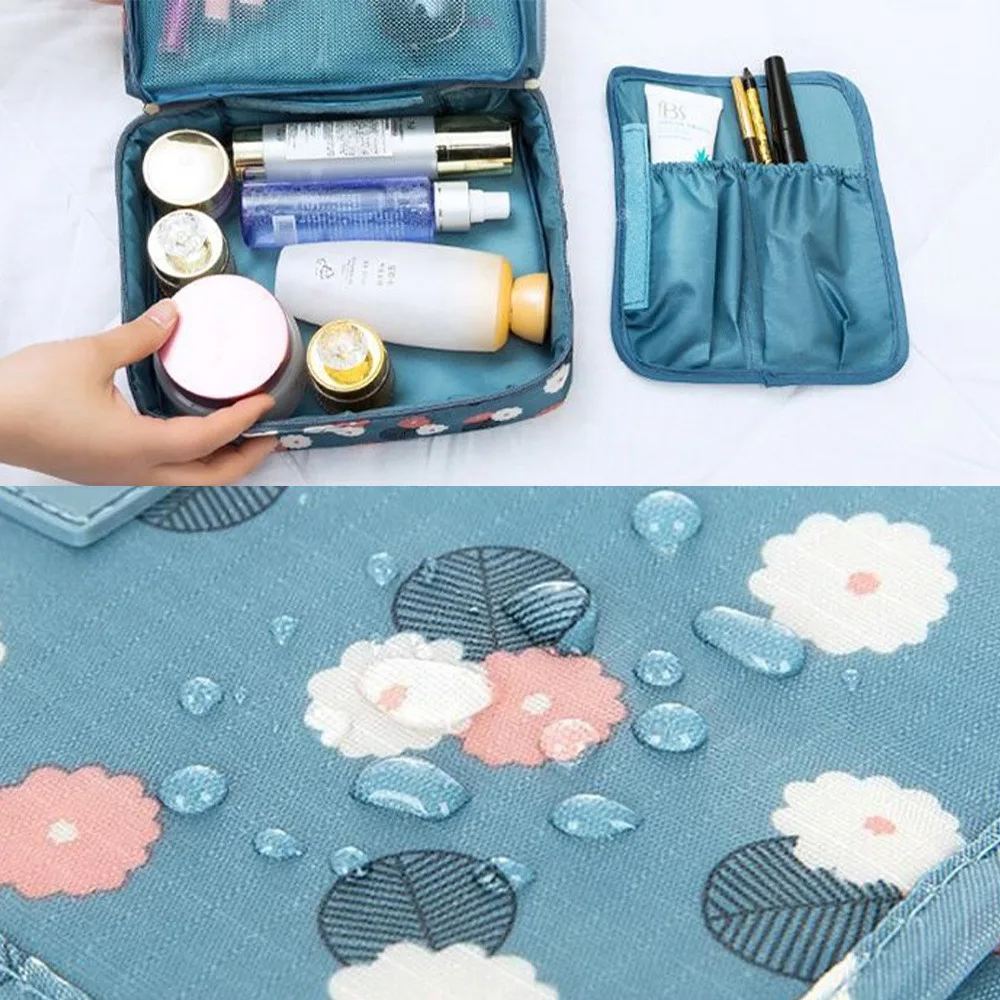 

2023 Beauty Bag Cosmetic Bags Toiletrys Organizer Girl Outdoor Travel Make Up Case Woman Personal Hygiene Waterproof Tote Makeup