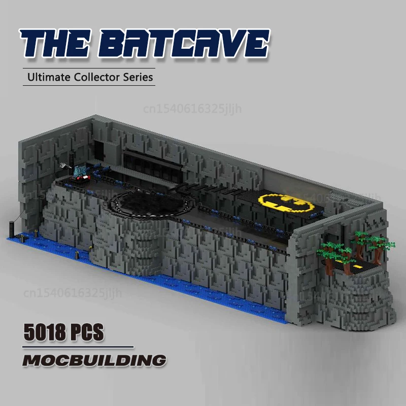 

Строительные блоки Moc, конструктор UCS, batпещера, The Batty, автомобиль, парк, технология, кирпичи, наборы для сборки, игрушки «сделай сам», рождеств...