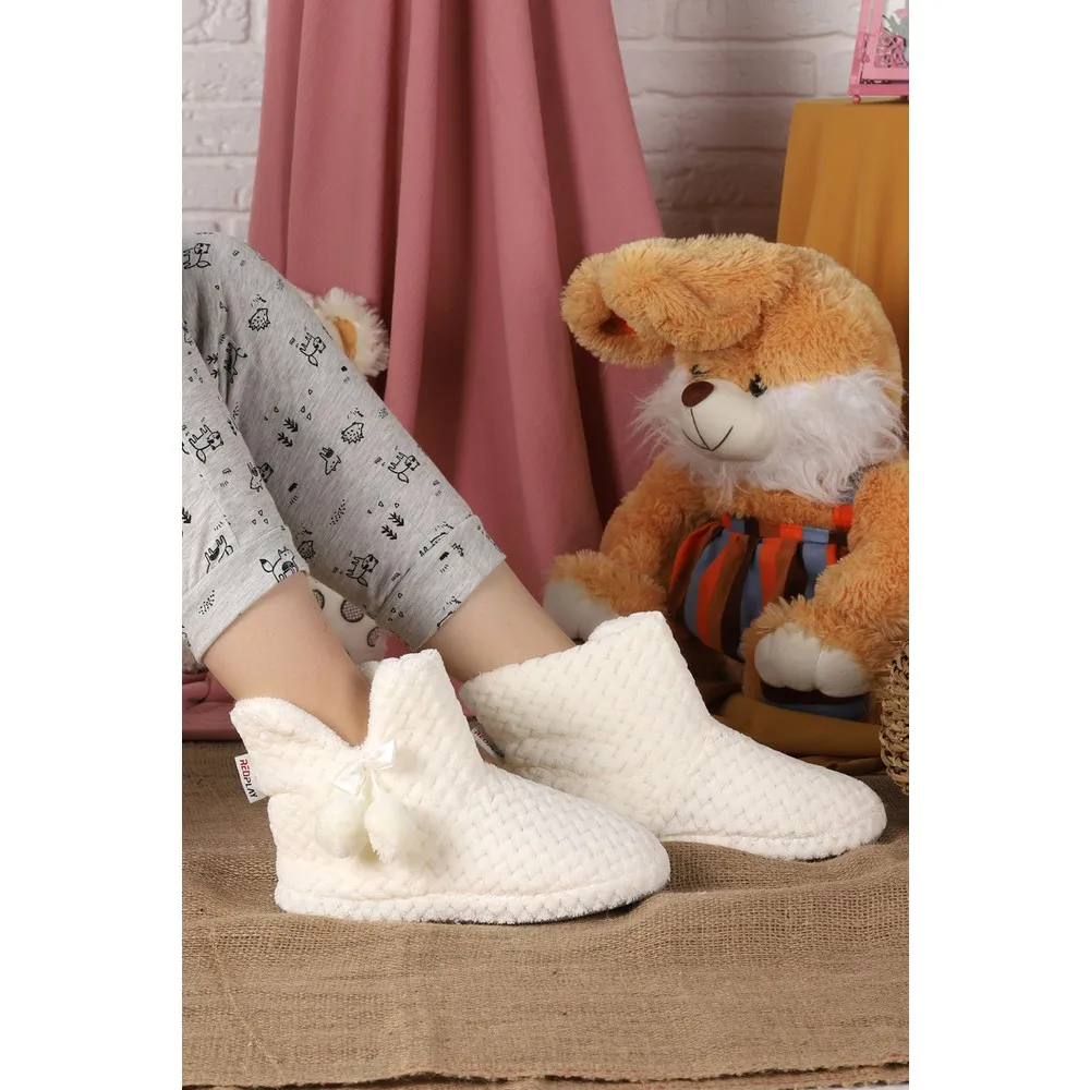 

Dorlie Rdp Zigzag Kışlık Panduf Women Home Botu Cream