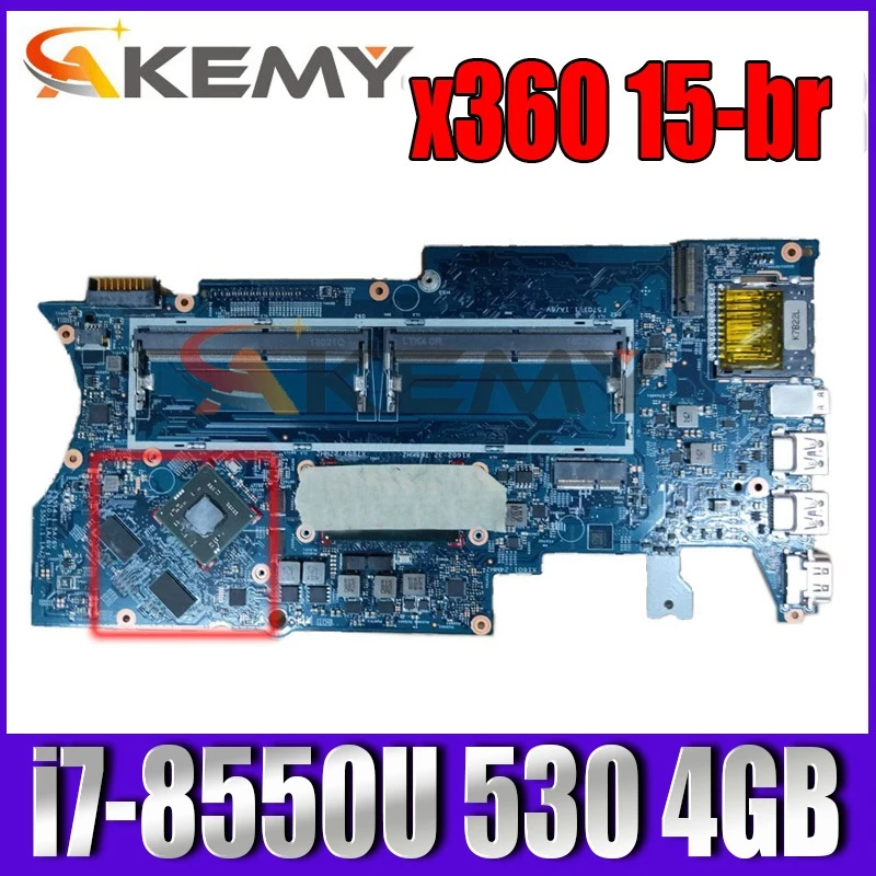 

For HP PAVILION X360 15-BR Laptop Motherboard 936031-601 MOTHERBOARD DSC 530 4GB PH i7-8550U WIN 16874-1 448.0C105.0011
