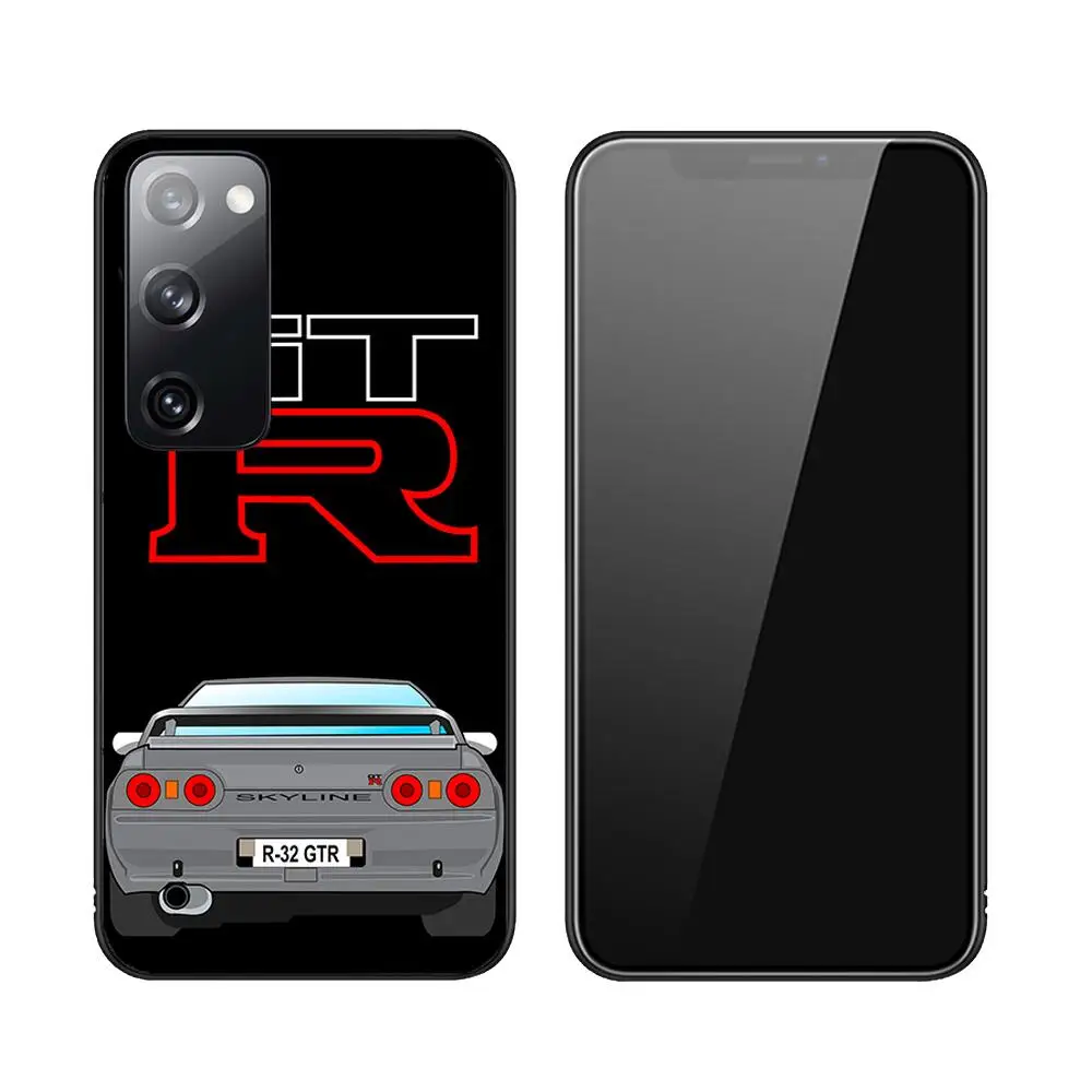 Japan JDM Nissan Sports Car Soft Phone Case Fashion For Samsung Galaxy S23 S21 S10 S30 S20 S22 S8 S9 S30 Pro Plus Ultra Fe Cover