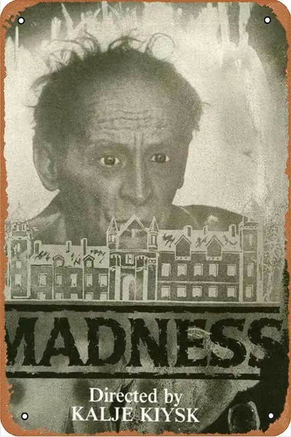 Безумие Фильм Металлические Вывески Decoracin Винтажные Оловянные 12x8 Дюймов