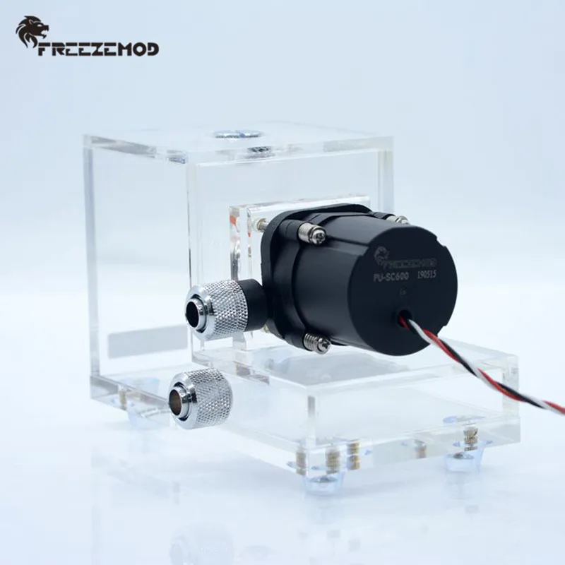 Zemod Bomba Caixa de Uma Peça Integrado Tanque de Água 500l h Capacidade Totalmente Transparente Reservatório Cabeça da Bomba Metros de Fluxo 600l h