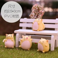 cute chinchillas baby action figures model desktop cake decorations ornament cute doll mystery box kids toys