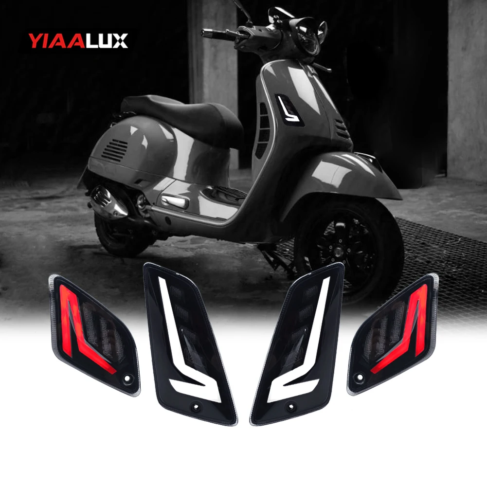Задний и передний сигнал поворота Level10 аксессуары для мотоциклов Vespa GTS300 GTS 300 GTS250