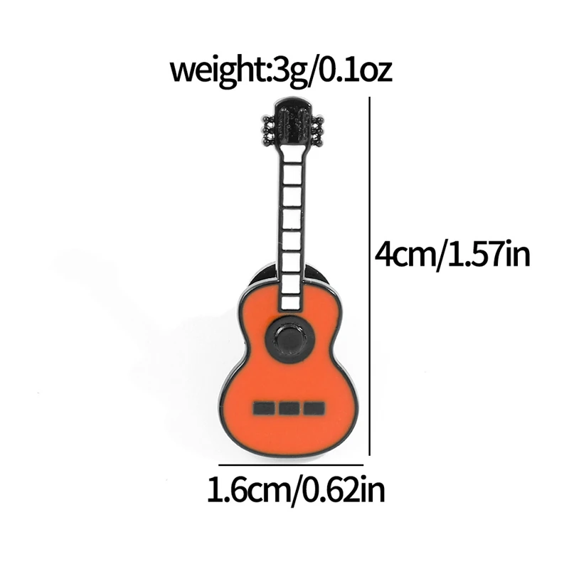 

Металлическая музыкальная брошь