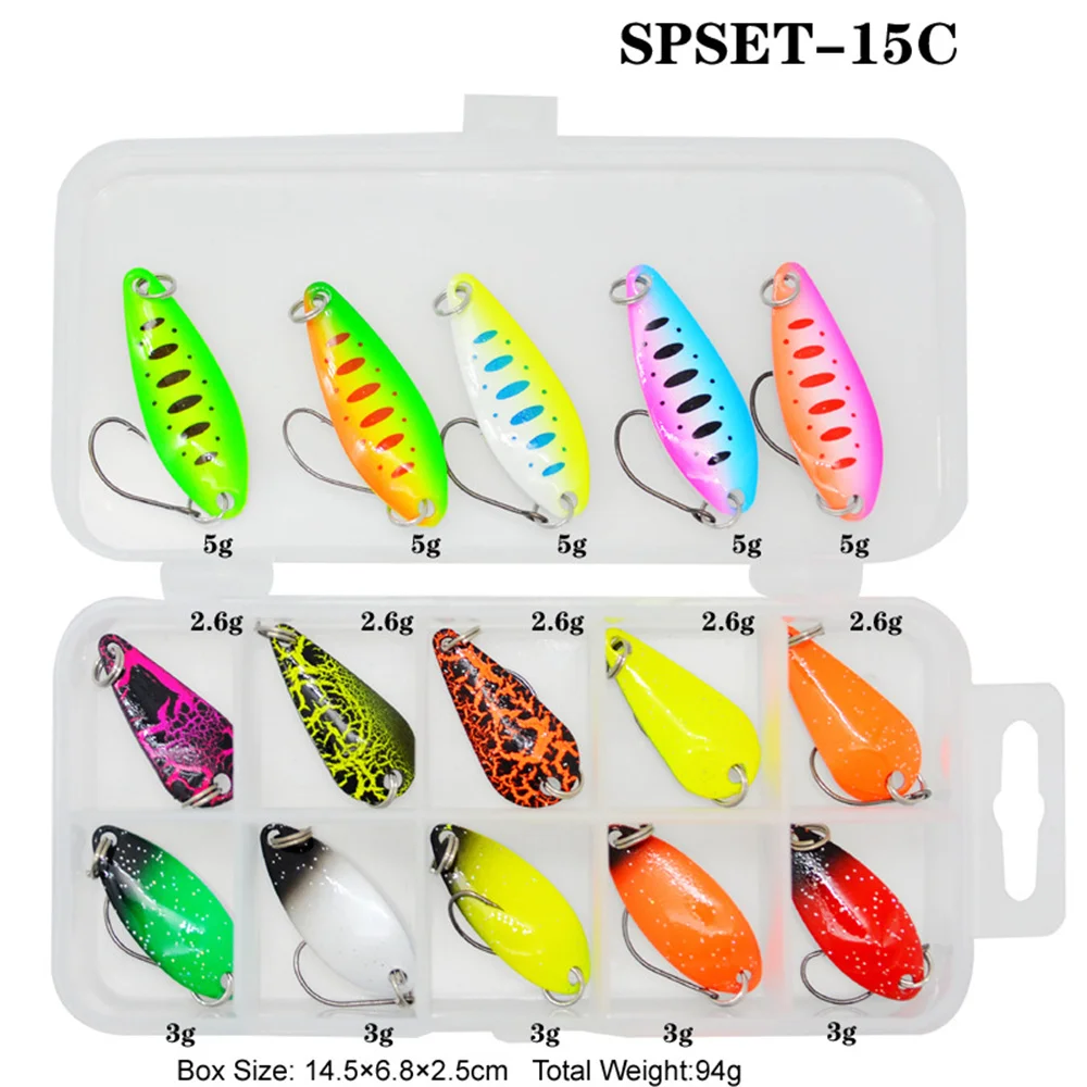 

Bait Multifunction Effective Durable Is Attractive Reality Metal Spinner Bait For Fishing Trout Bait With Metallic Sequins Trend