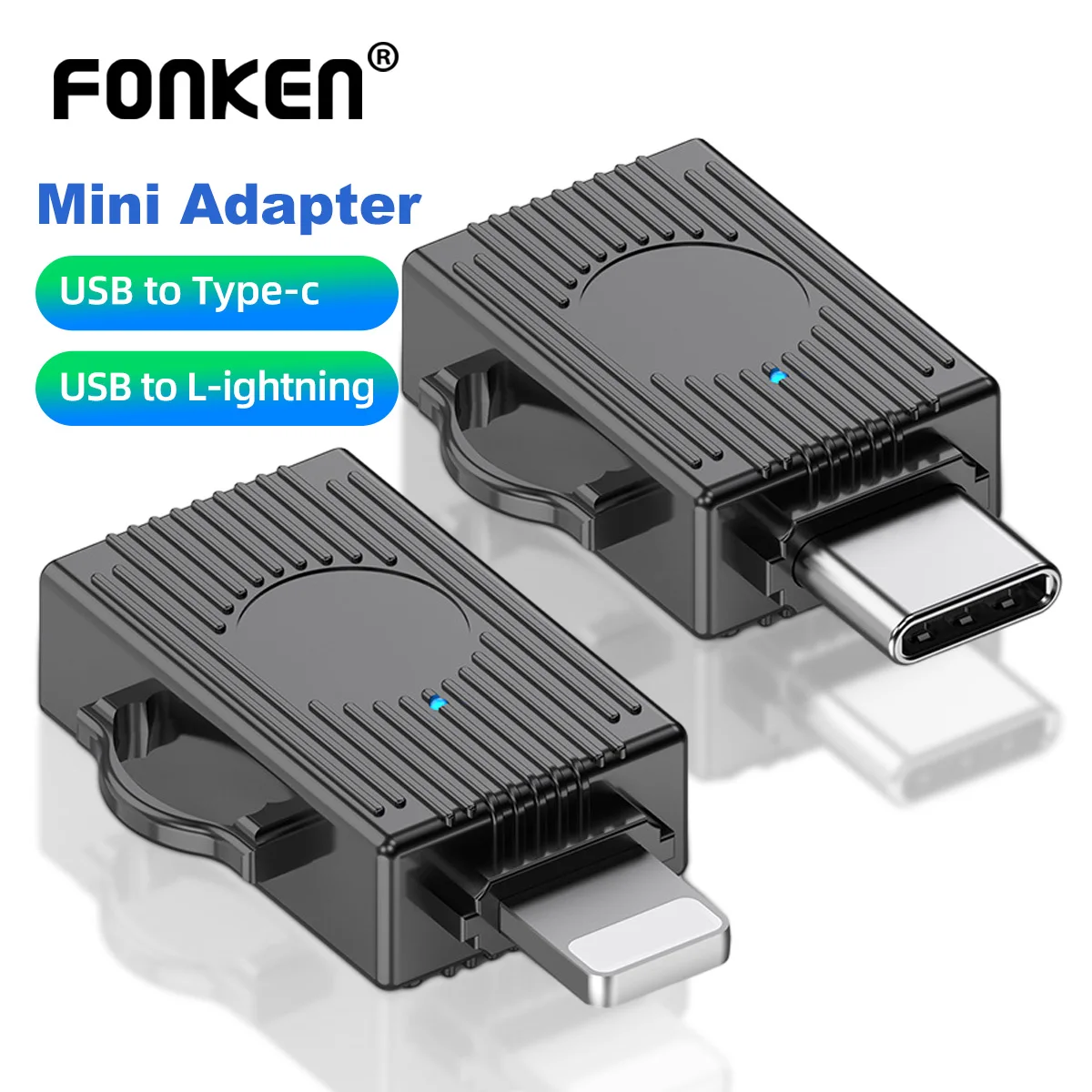 

FONKEN Metal USB C 3.0 Adapter OTG Fast Data Transfer Type-C Adapter Converter For Samsung Xiaomi Phone Macbook Pro Tablet