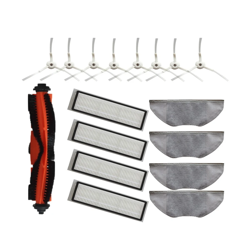 

HEPA Filter Central Roll Main Brush Side Brush Mop Cloth Rag for Qihoo 360 X90 X95 Robotic Vacuum Cleaner Parts