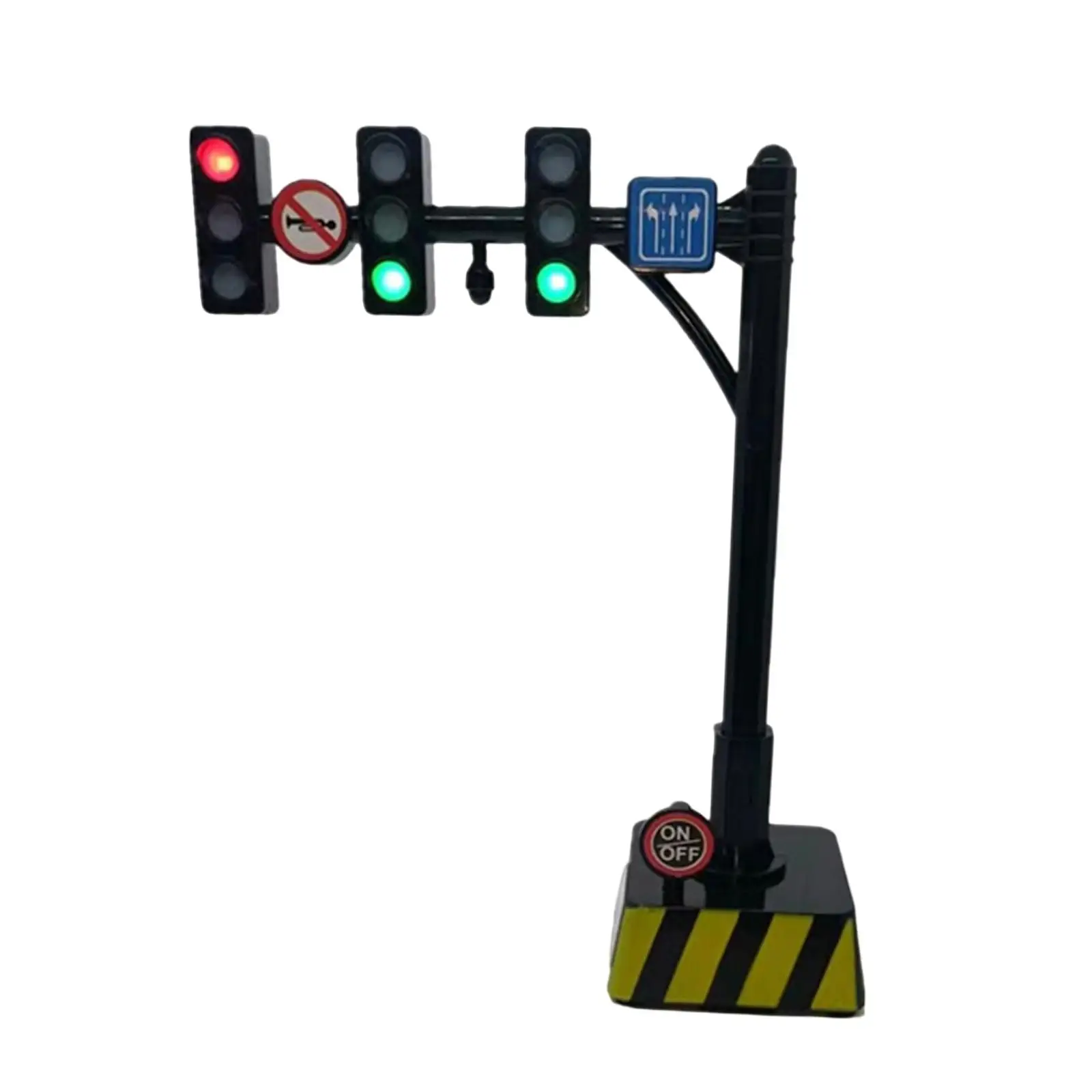 

Miniature Traffic Lamps Road Sign Accessory Acoustooptic ,Educational Toy Mini