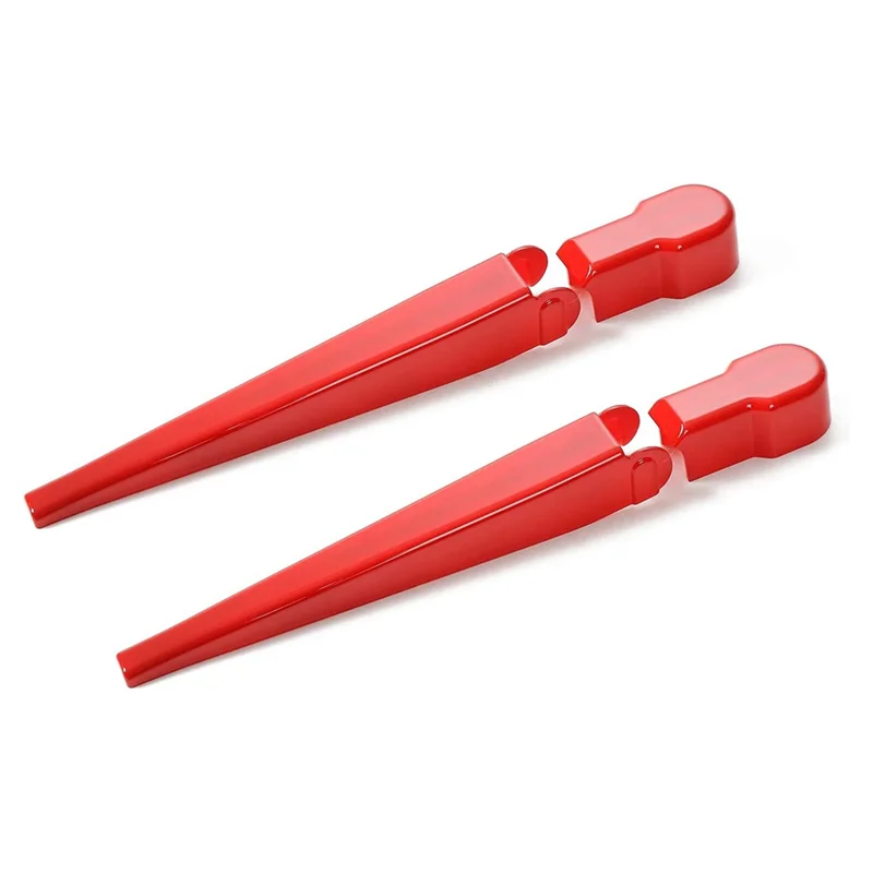 

Front Window Windshield Wiper Arm & Blade Decoration Cover Trim for Jeep Wrangler JK 2007-2017 Accessories (Red)