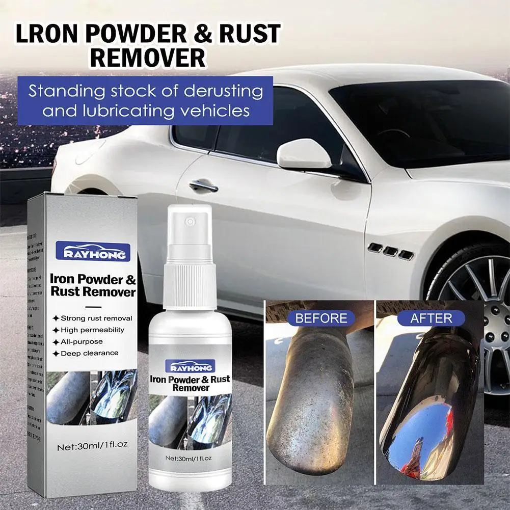 

Iron Powder&Rust Remover Spray MetalPaint Cleaner Car Iron Cleaning Car Maintenance Rust Enamel Powder Remover Y4Z1