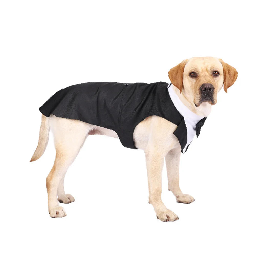 

Pet Tuxedo Outfits Dogs Animal Shirts Costume Wear Cotton Wedding Suit Dresses Weddings As Guest