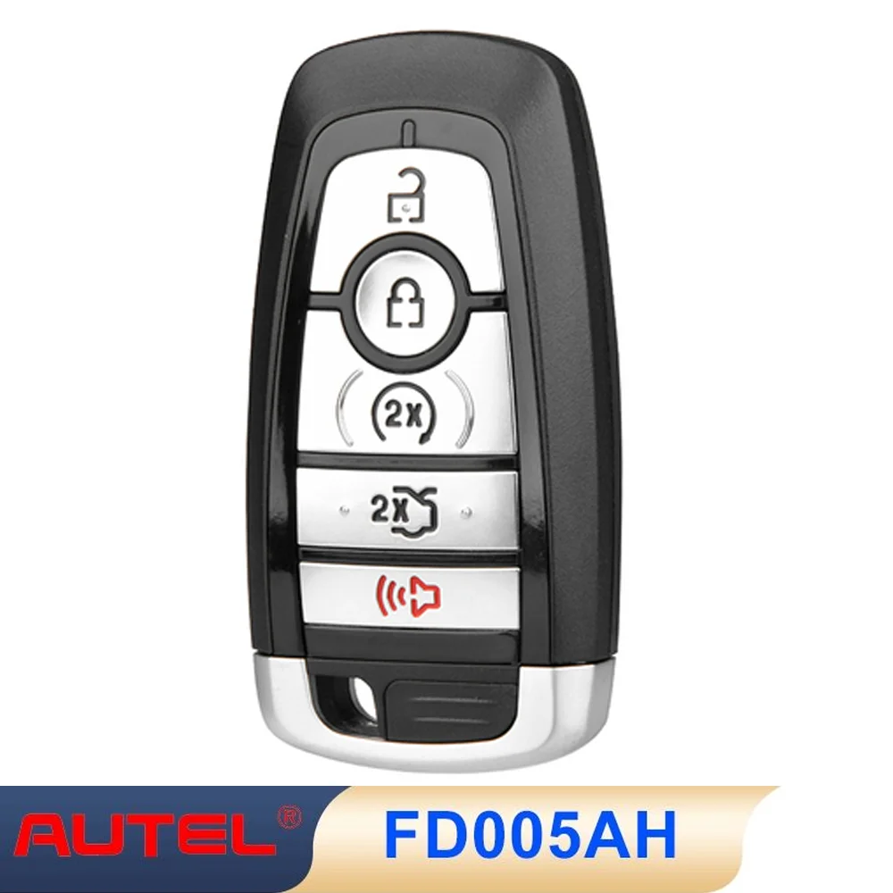 

1 шт. AUTEL MAXIIM IKEY -стиль IKEYFD005AH (868/915 МГц) и IKEYFD005AL (312-434 МГц) Смарт-ключ для Ford Style для KM100
