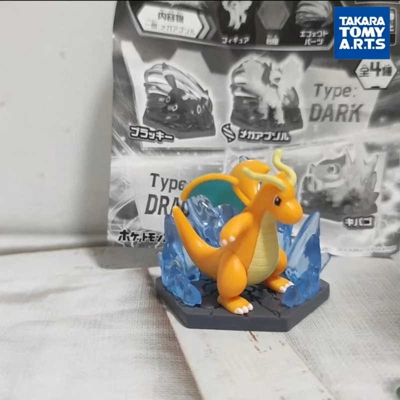 Фото Коллекционная фигурка-диорама Takara Tomy Pokemon Gashapon: Битва Тьмы и Драконов (Абсол, Драгонайт, Иви) – Декоративное украшение для демонстрации №5