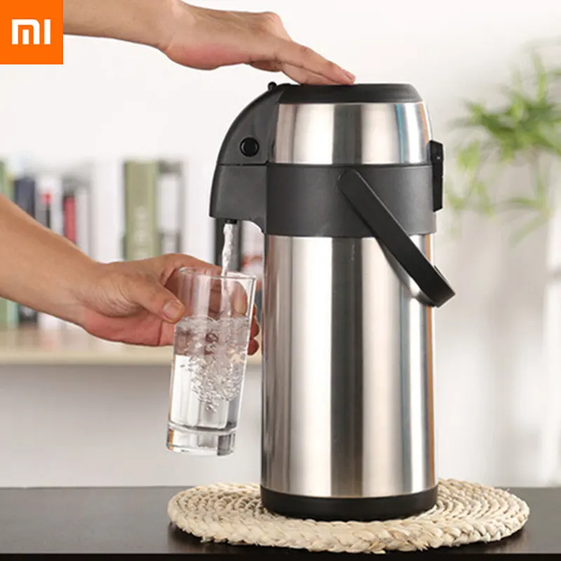 

Изолированный термос XIAOMI 304 из нержавеющей стали, Термокружка, кофейник, термовакуумный чайник для воды, термос 3 л
