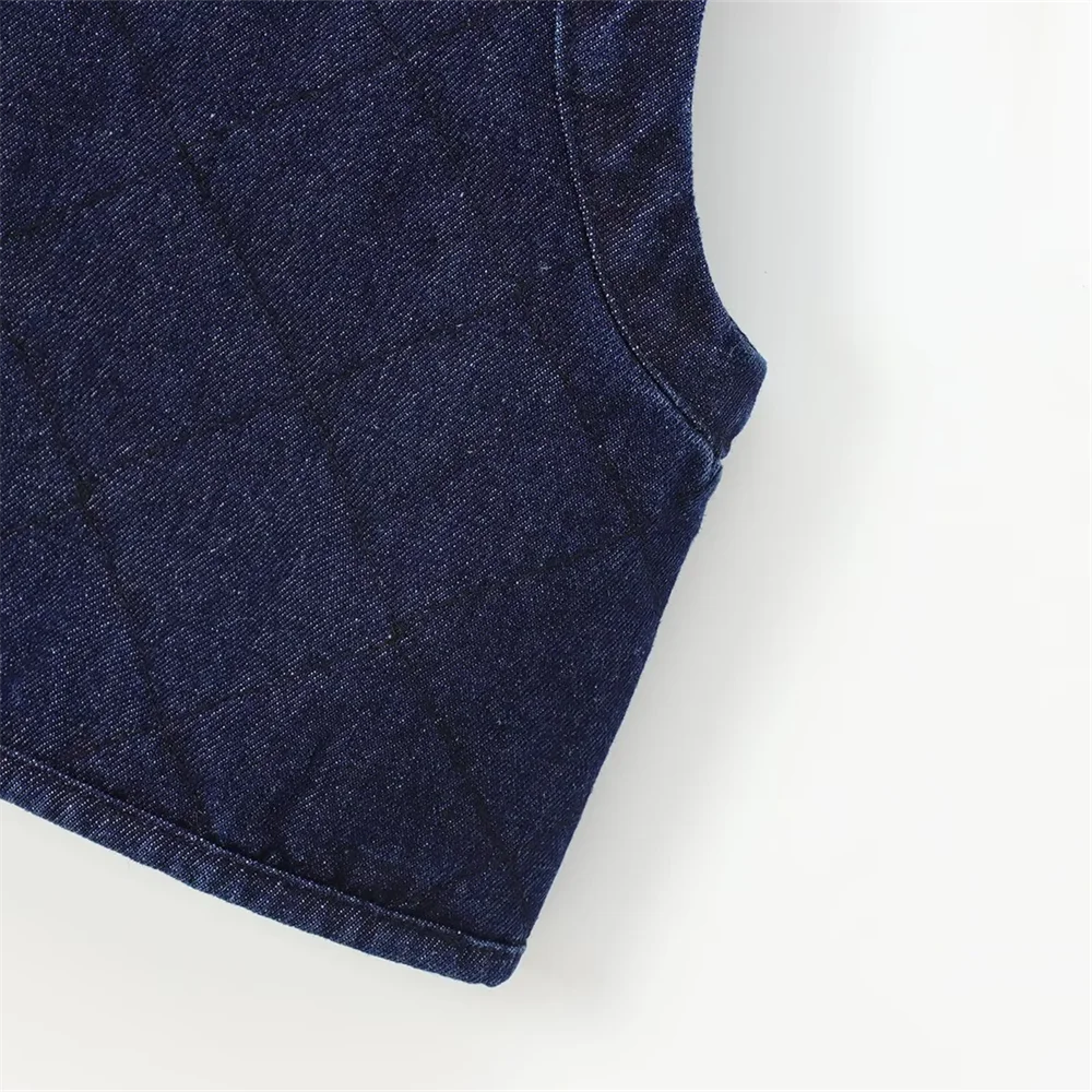 Осень/зима 2023 новый продукт женская повседневная джинсовая юбка без рукавов в